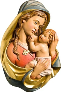 Relieve Virgen Maria con niño