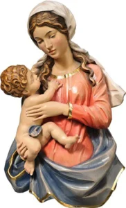 Relieve Virgen Maria con niño