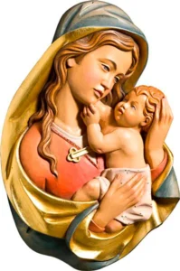 Relieve Virgen con niño