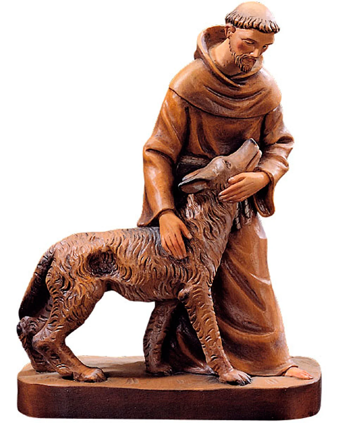 San Francisco de Asis con lobo