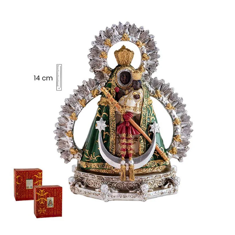 Virgen de la Cabeza, manto verde