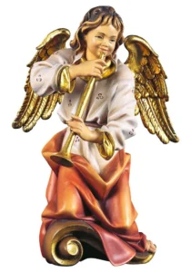 Angel adorador con flauta