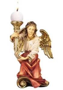 Angel adorador con vela