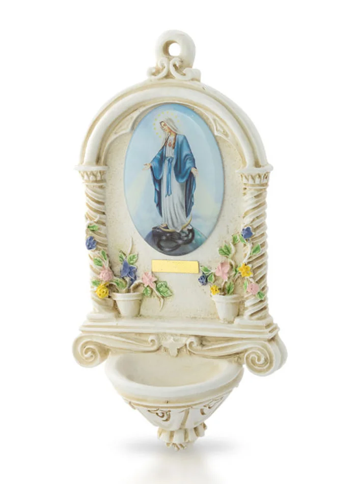 Our Lady of the Miracle baptismal font
