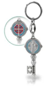 Llave de San Benito. Llavero esmaltado