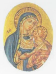 Medalla de la Virgen con niño (Ambrogio Lorenzetti)