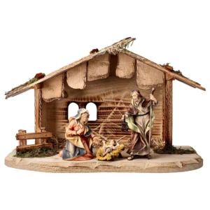 Nativity with stable (5 pieces) (Casales Nativity)