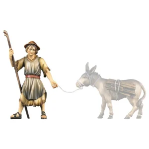 Pulling shepherd (Casales Nativity)