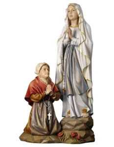 Virgen de Lourdes con Bernardette